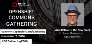 Join Alex at the OpenShift Commons Gathering November 7th Seattle!