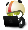 OpenShift Origin Community Mascot Rocket Panda